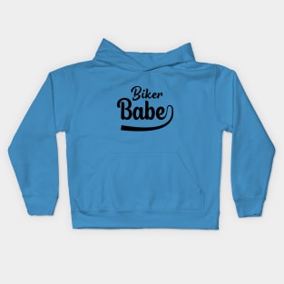 Biker Babe Kids Hoodie